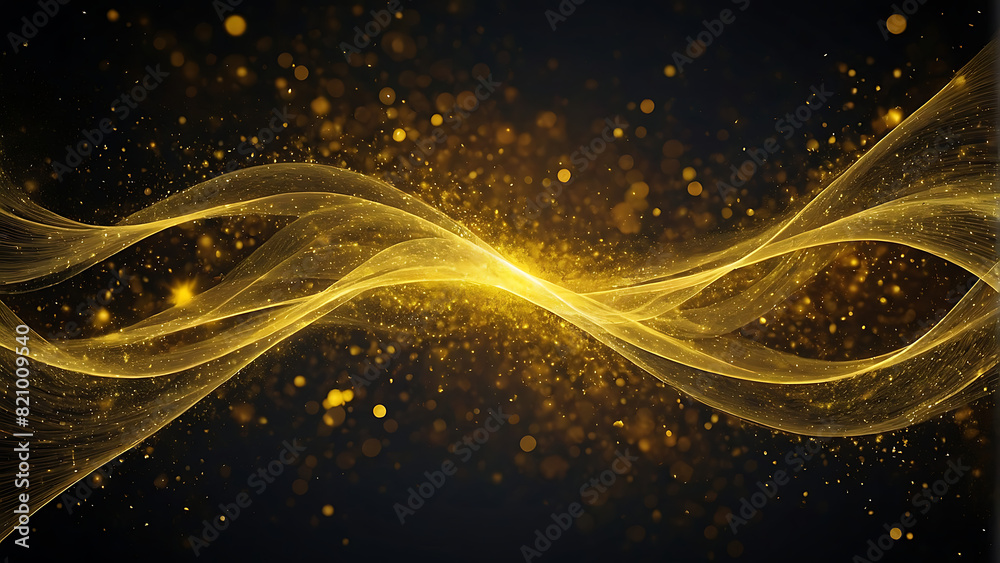yellow wave abstract light background yellow wave abstract light background