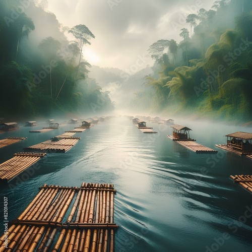 boat on the river