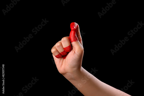  kathak mudra,beautiful hand or mudras in Indian classical dance foam kathak on black backgraund isolated