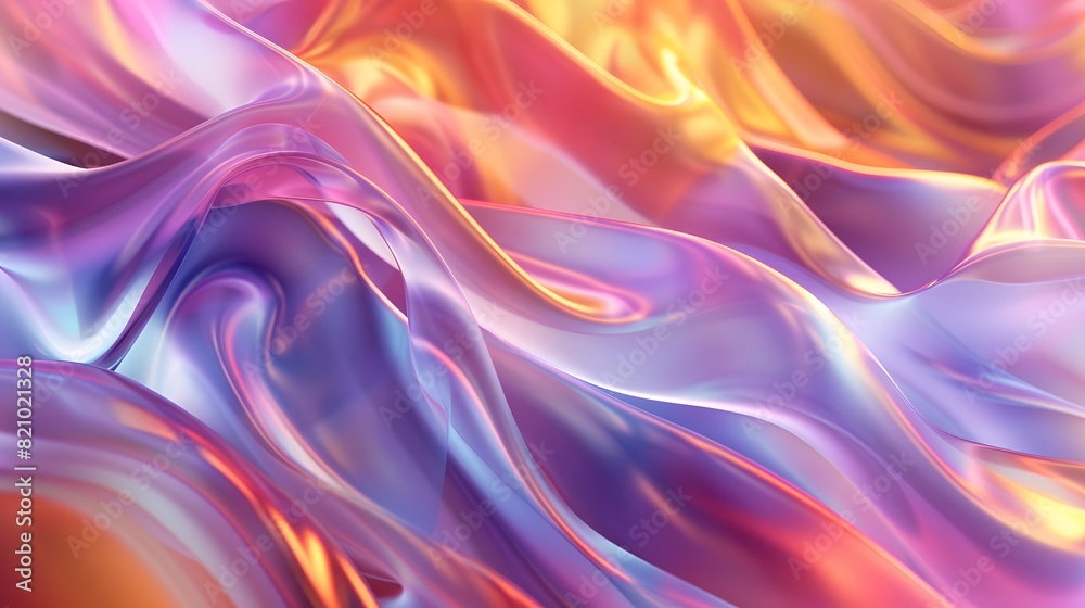 abstract multi-colored wave pattern that is shiny and flowing in a modern style abstract multi-colored wave pattern that is shiny and flowing in a modern style