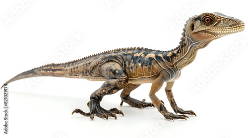 Hypsilophodon Fossil A WellPreserved Dinosaur Specimen from the Cretaceous Era photo