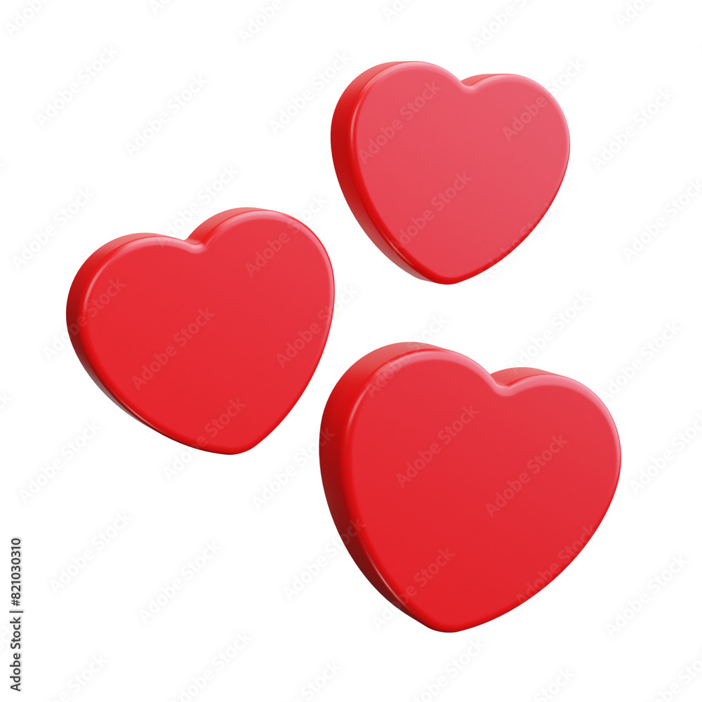 valentine 3d render icon valentine 3d render icon