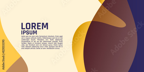 an abstract background image with a blue, yellow, and brown color scheme. The shapes appear to be organic and flowing.