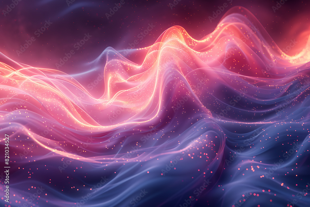 An abstract gradient liquid background featuring smooth, flowing colors that blend seamlessly to create a visually captivating and modern design, ideal for digital art and graphic projects