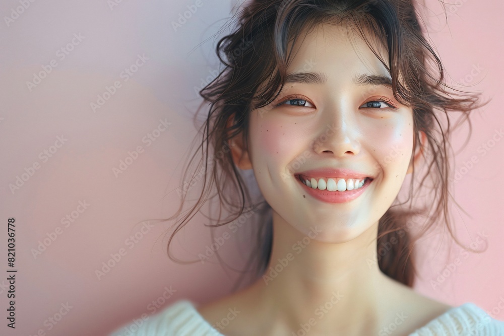 A charming portrait of an Asian beauty