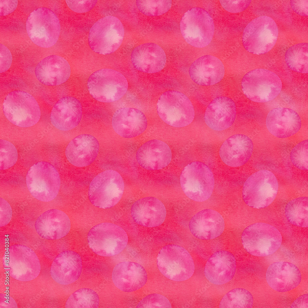 y2k pink background. Seamless watercolor pattern in pink and red colors with ovals and paper texture y2k pink background. Seamless watercolor pattern in pink and red colors with ovals and paper texture
