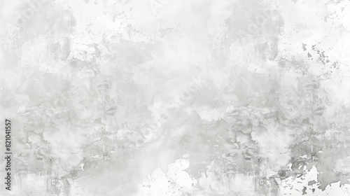 White watercolor background painting with cloudy distressed texture and marbled grunge, soft gray or silver vintage colors.