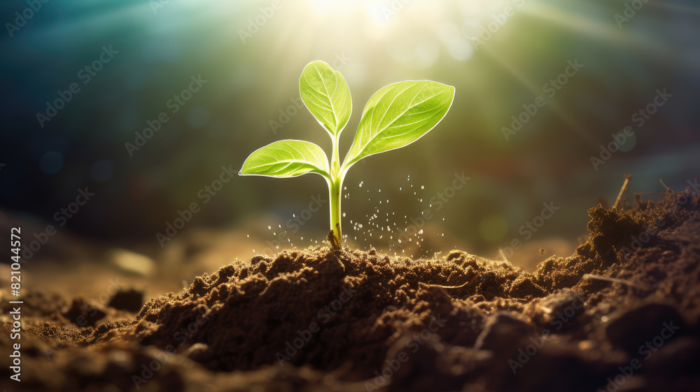 Sunrise and New Beginnings: Plant Growth Sunrise and New Beginnings: Plant Growth