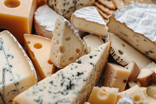 assortment of different cheese photo