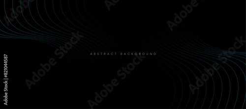 Abstract line pattern design with black background.