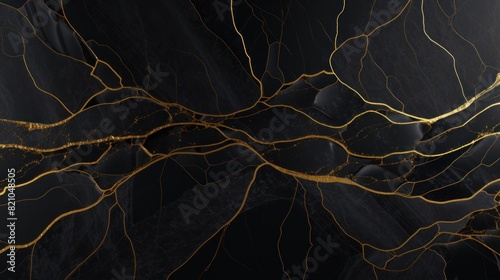 black and golden marble background with smudge grey effect abstract background