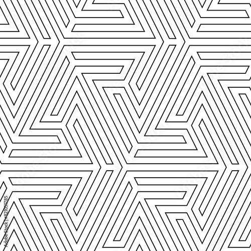 Ethnic ornament. Geometric background. Tribal wallpaper. Figures image. Folk backdrop. Mosaics motif. Digital paper, web design, textile print. Seamless pattern. Vector art work
