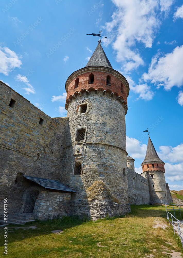 Kamyanets Podilskyi, Ukraine: Kamianets-Podilskyi Castle, the main tourist attraction of the city.