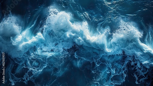 sea surf wave background water flow abstract illustration .illustration