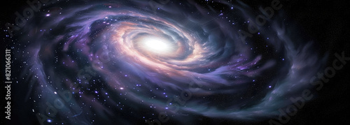 Majestic Spiral Galaxy Swirling in Vast Cosmos