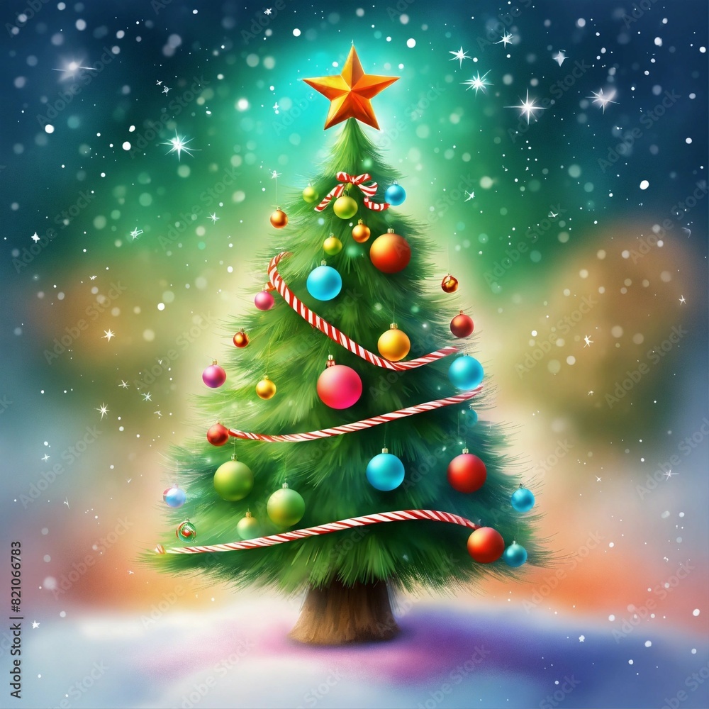 Obraz premium Christmas tree