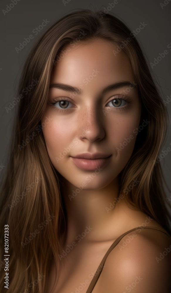Naklejka premium portrait of a young woman