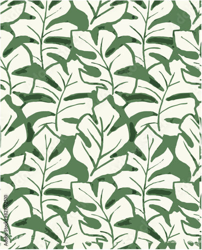 seamless pattern floral pattern textile vector tropical bicolor faces flower leaves miniprint animal grometric love