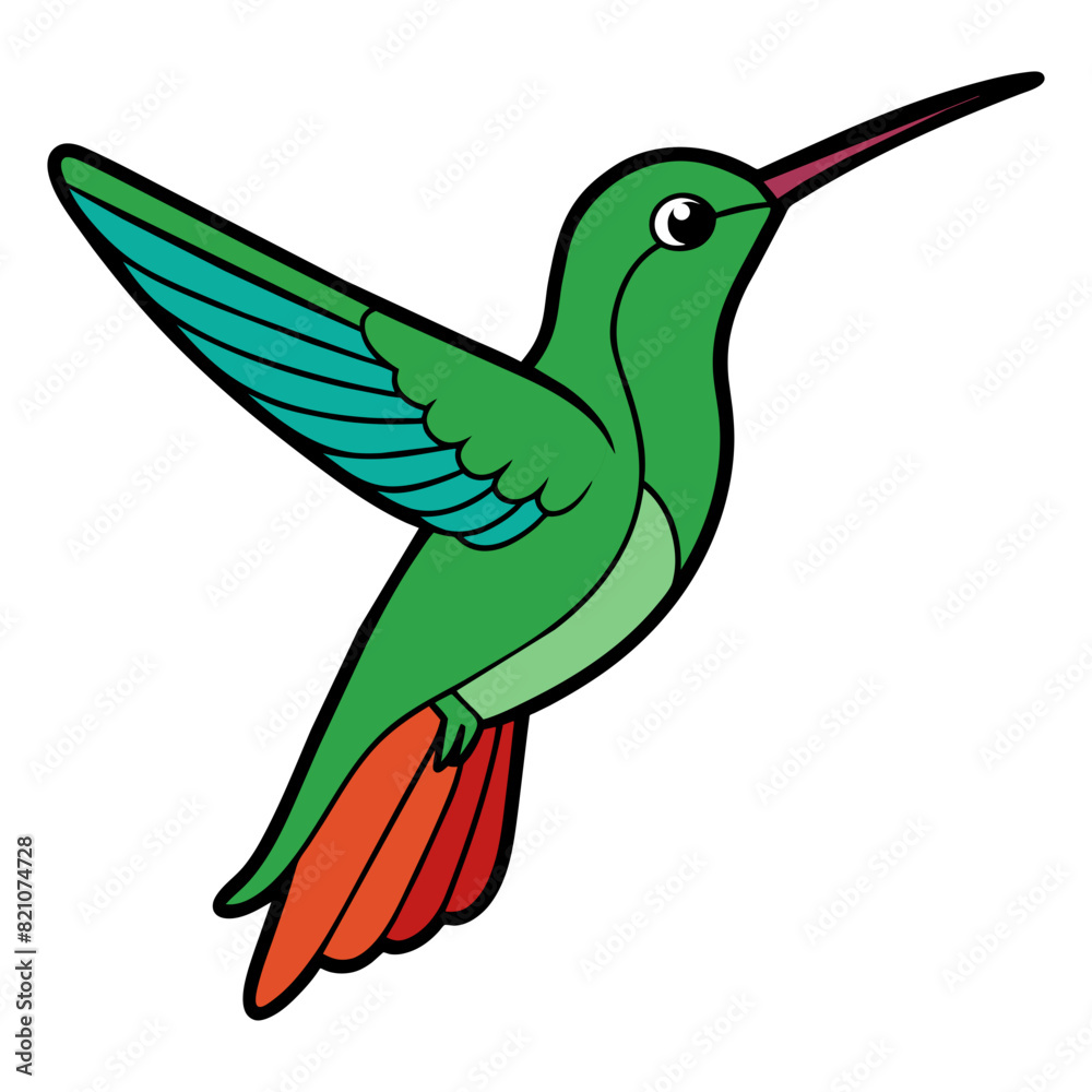 Obraz premium A flying bird logo icon vector illustration