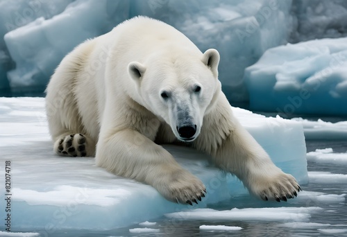 polar bear on the ice © Simon Edge