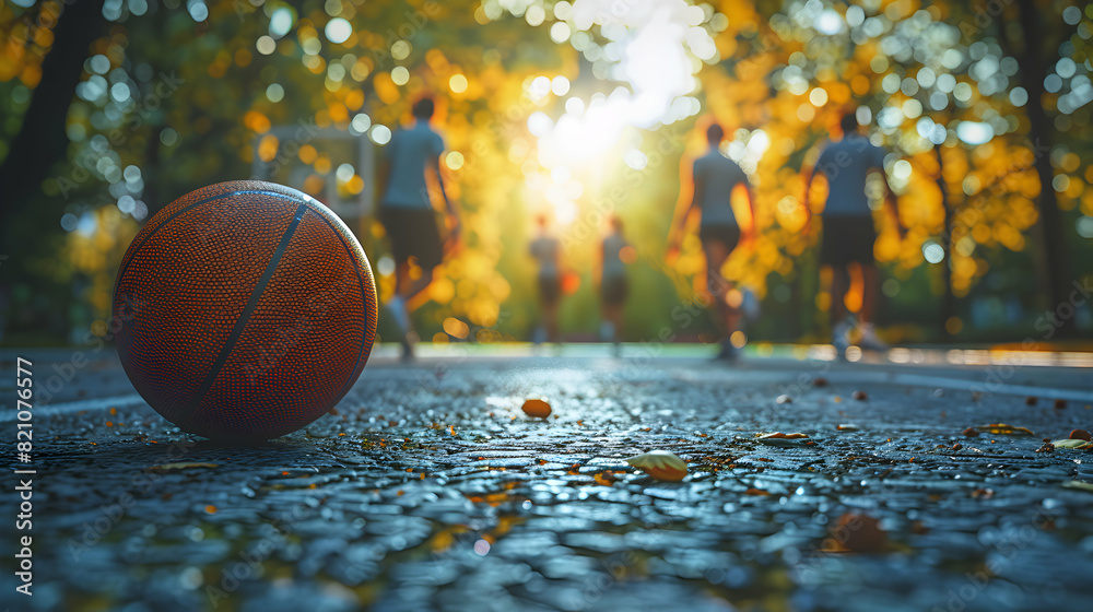 Photo realistic concept of Friends playing sports together, symbolizing the fun teamwork and bonding experiences of engaging in physical activities with friends Photo realistic concept of Friends playing sports together, symbolizing the fun teamwork and bonding experiences of engaging in physical activities with friends