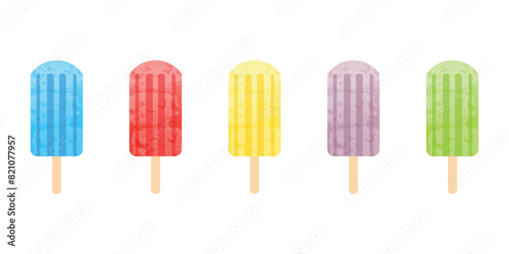 popsicle clipart. set of popsicle clipart or illustration isolated on a ...