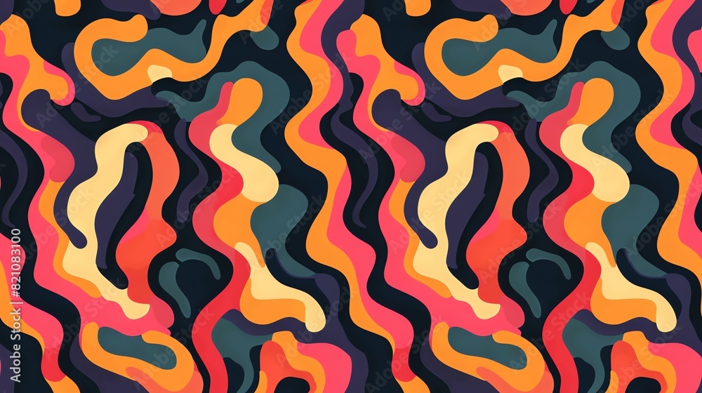 Modern cool seamless pattern for graphic design and illustration Modern cool seamless pattern for graphic design and illustration