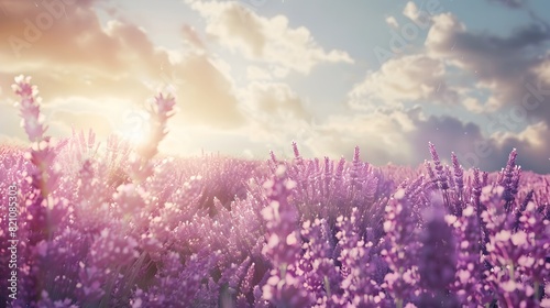 How about Lavender Field at Sunset 