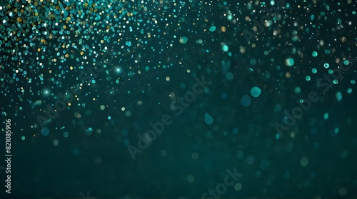 frame sequin Teal Christmas green confetti birthday.generative.ai