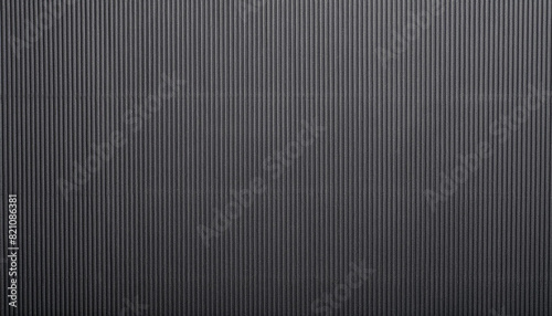 Dark gray corrugated paper texture photo