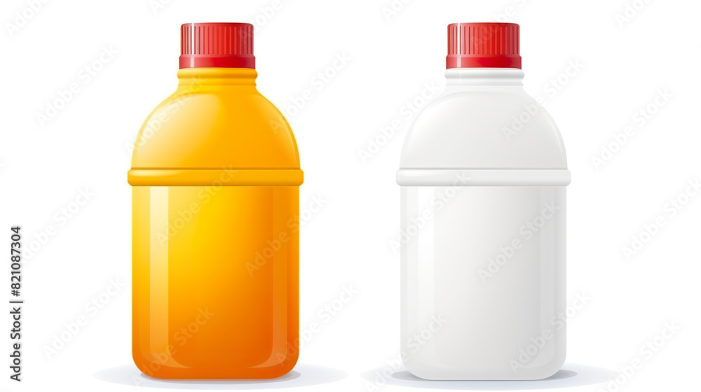 Isolated latex glue bottle against a blank white background Isolated latex glue bottle against a blank white background