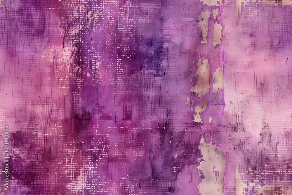 Obraz premium abstract vintage pink background with purple texture border grugne in old distressed textured design AI