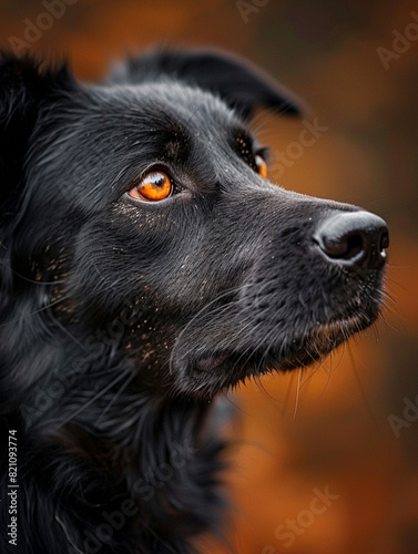 Stunning portrait photography of a dog  canine  pet  close-up  style