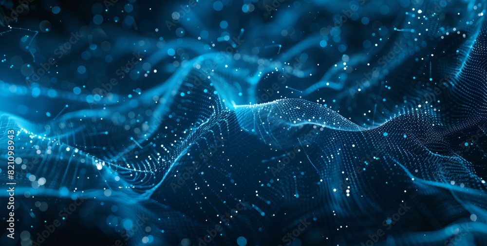Dynamic blue tech backdrop featuring digital waves, interconnected network systems, artificial neural pathways, cyber quantum computing, and electronic global intelligence Dynamic blue tech backdrop featuring digital waves, interconnected network systems, artificial neural pathways, cyber quantum computing, and electronic global intelligence