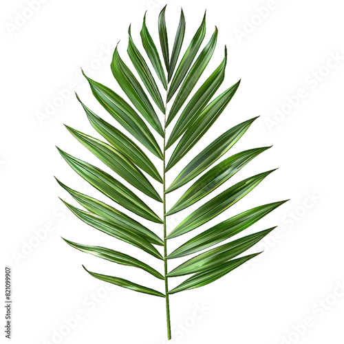 A green leafy plant with a long stem. The leaf is very thin and has a shiny appearance