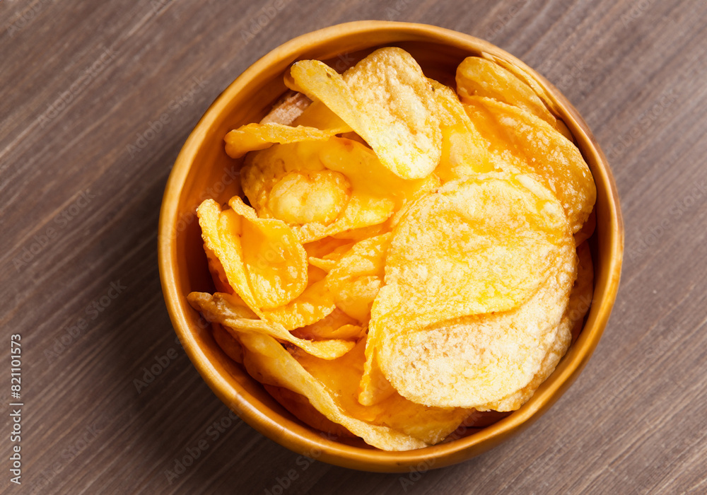 Crispy Potato Chips Crispy Potato Chips