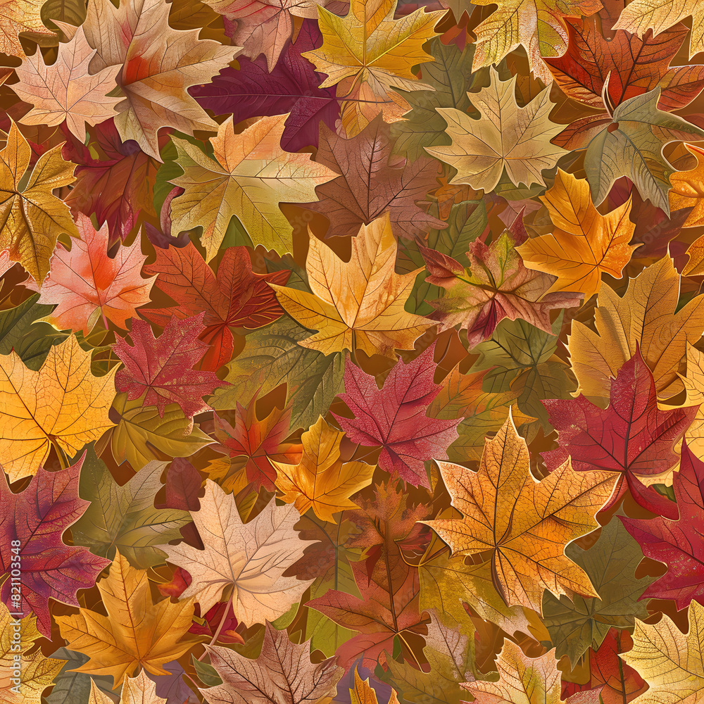 A close up of many different colored leaves, including red, yellow, and orange A close up of many different colored leaves, including red, yellow, and orange