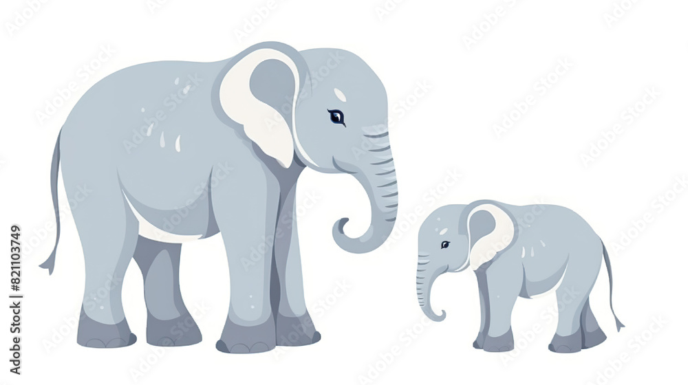 elephant solitary against a stark white background elephant solitary against a stark white background