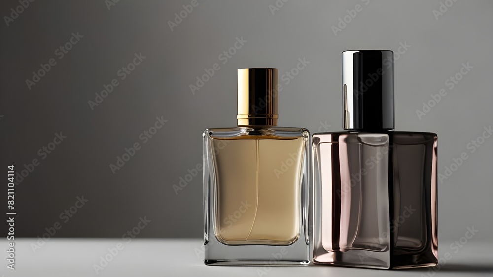 perfume bottle isolated on white generative Ai perfume bottle isolated on white generative Ai