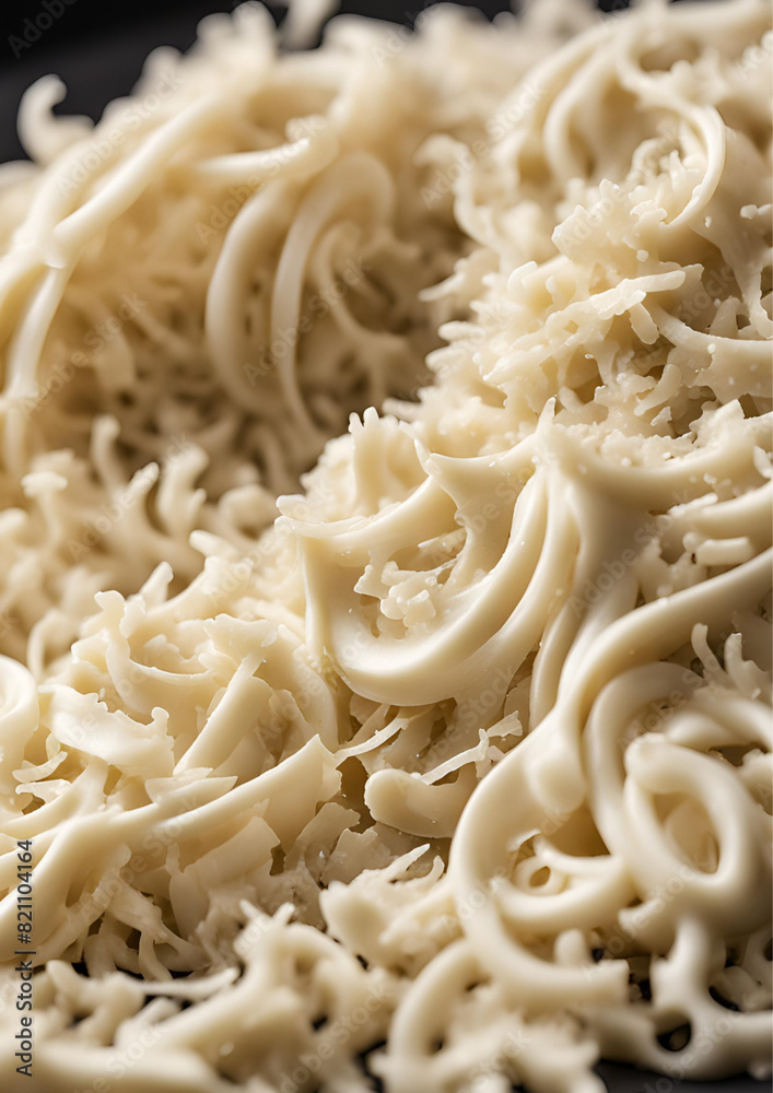 Close-Up of White Chocolate Shavings, Gourmet Dessert, Confectionery Ingredient, Sweet Treat, Chocolate Flakes, Baking, Pastry Decoration, Culinary