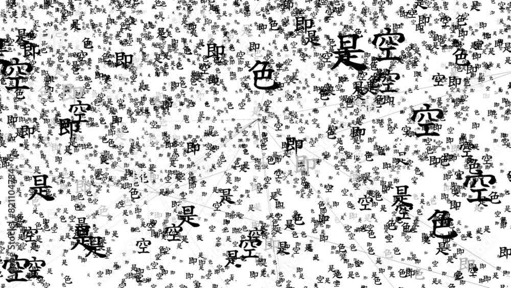 One phrase of a buddhist scripture Heart Sutra “All is vanity.All visible things are vain. One phrase of a buddhist scripture Heart Sutra “All is vanity.All visible things are vain.