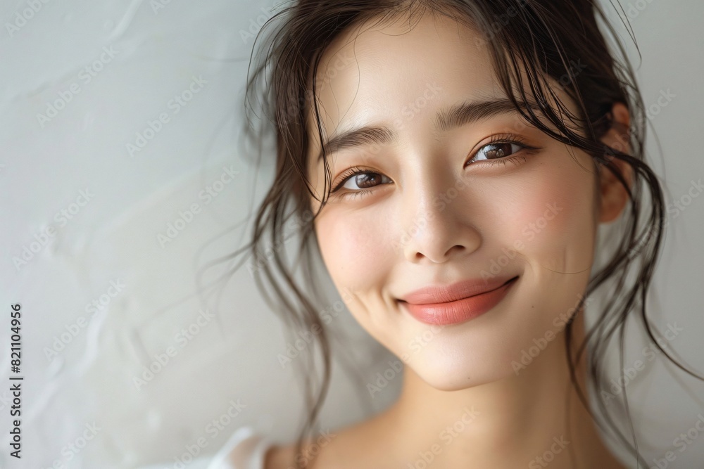 A charming portrait of an Asian beauty A charming portrait of an Asian beauty