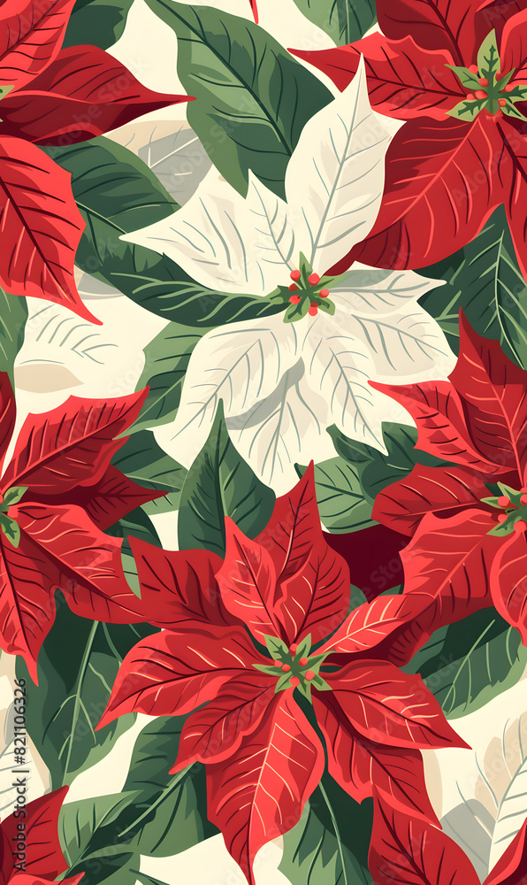 Fototapeta premium seamless pattern of flower wallpaper