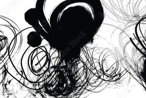 Random grunge scribbles drawing and writing background. Grunge abstract backdrops made of crazy chaotic drunk hand drawn scribble sketch burst texture. Sketchy school notebook ink drawing doodles.
