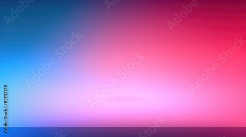 Abstract gradient background with neon blue and pink hues