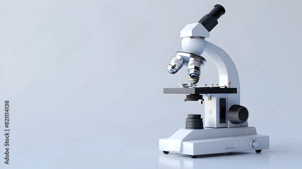 Close-up of Microscope for Scientific Research and Analysis Close-up of Microscope for Scientific Research and Analysis