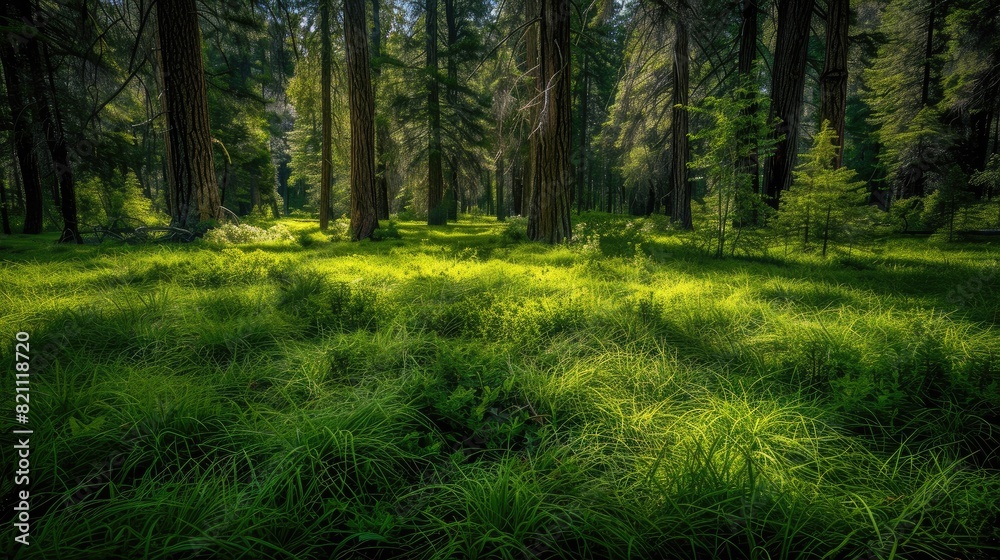 Fototapeta premium Symphony of Verdant Giants