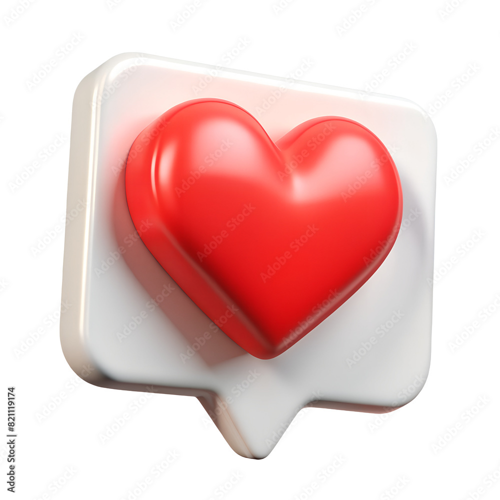 3D social media online platform concept, online social communication on applications, Photo frame with heart and love emoji icon, 3d rendering 3D social media online platform concept, online social communication on applications, Photo frame with heart and love emoji icon, 3d rendering