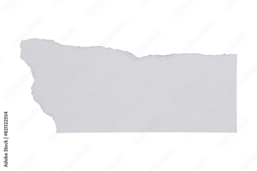 Scrap ripped white paper isolated transparent Scrap ripped white paper isolated transparent