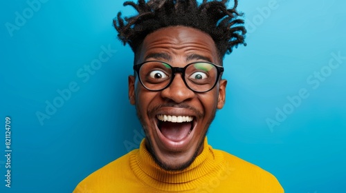 The Man with Joyful Expression photo